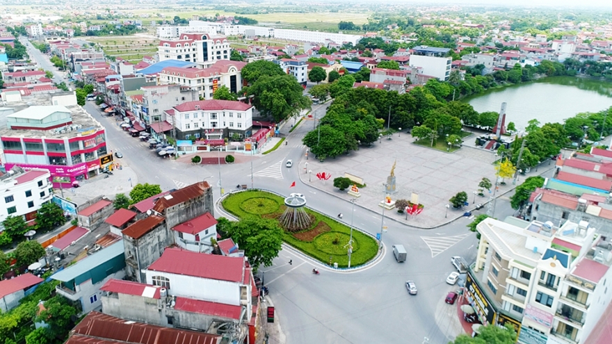 Bắc Giang công bố huyện Hiệp Hòa là đô thị loại IV