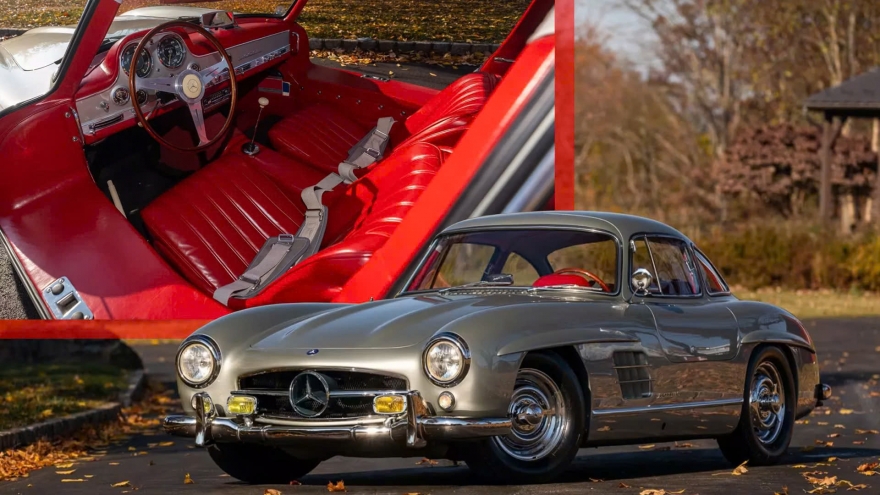 Bán đấu giá Mercedes-Benz 300SL Gullwing nguyên bản đời 1957 đáng giá 2 triệu đô