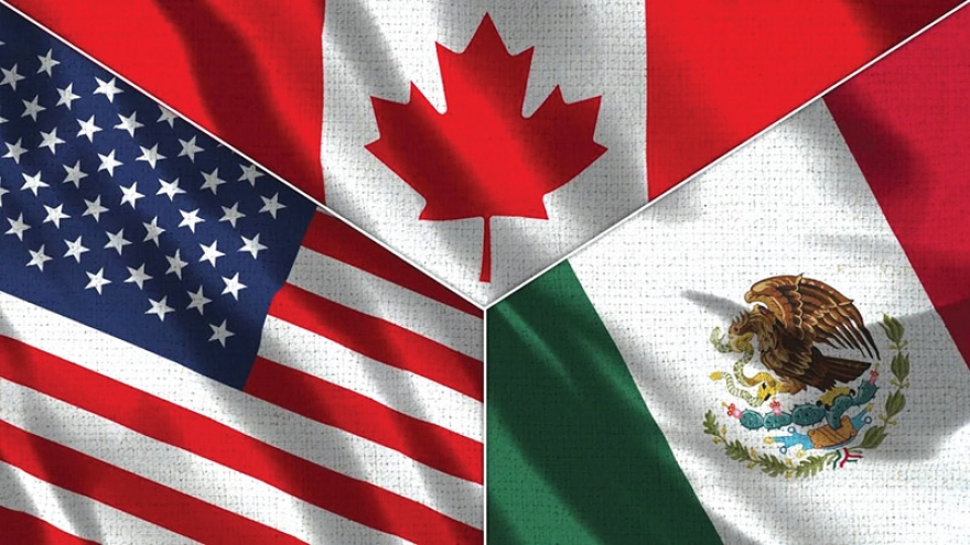 Mỹ sẽ áp thuế 25% đối với hàng hoá nhập khẩu của Mexico và Canada từ ngày 1/2