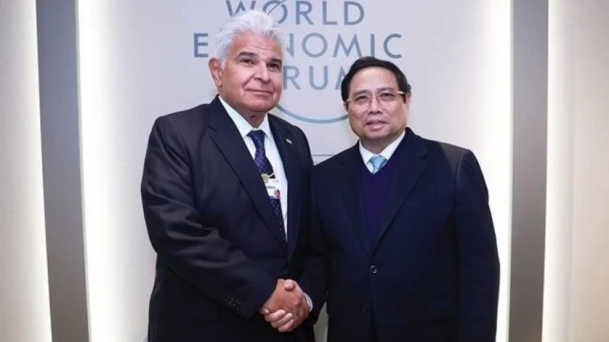 Vietnamese Prime Minister meets with Panamanian President in Davos