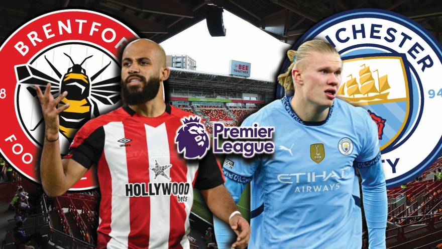 Dự đoán kết quả và đội hình ra sân trận Brentford vs Man City