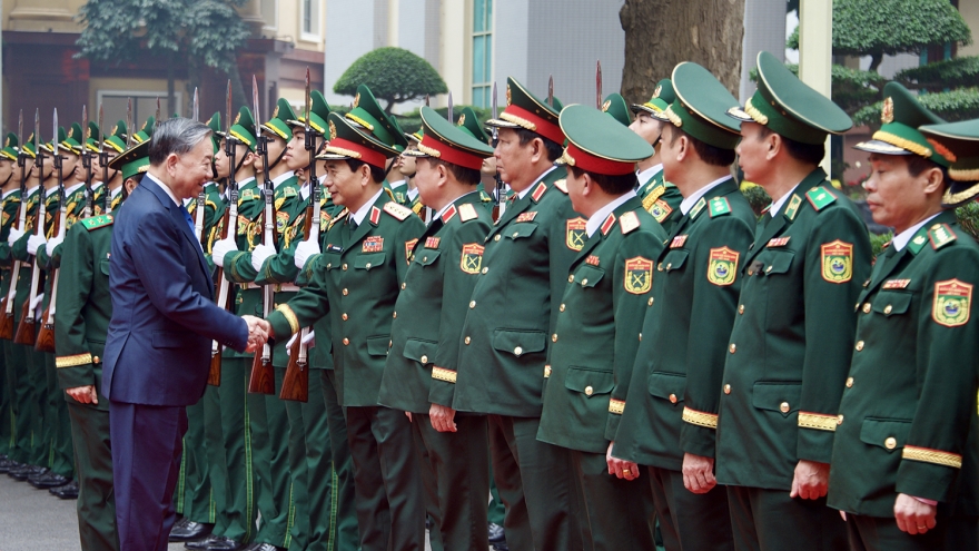 Tổng Bí thư Tô Lâm: Bộ đội biên phòng cần “Phi nước đại” để đạt được các chỉ tiêu, kế hoạch 2025