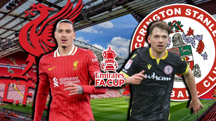 Dự đoán kết quả và đội hình ra sân trận Liverpool vs Accrington Stanley