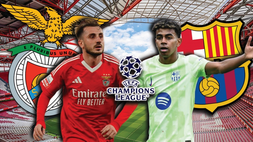 Dự đoán kết quả và đội hình ra sân trận Benfica vs Barca