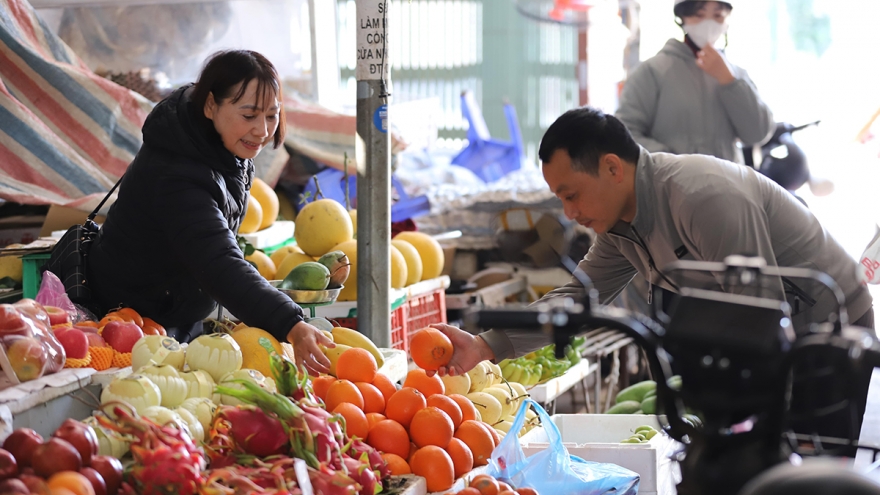 Tiểu thương Sơn La mở hàng đầu xuân