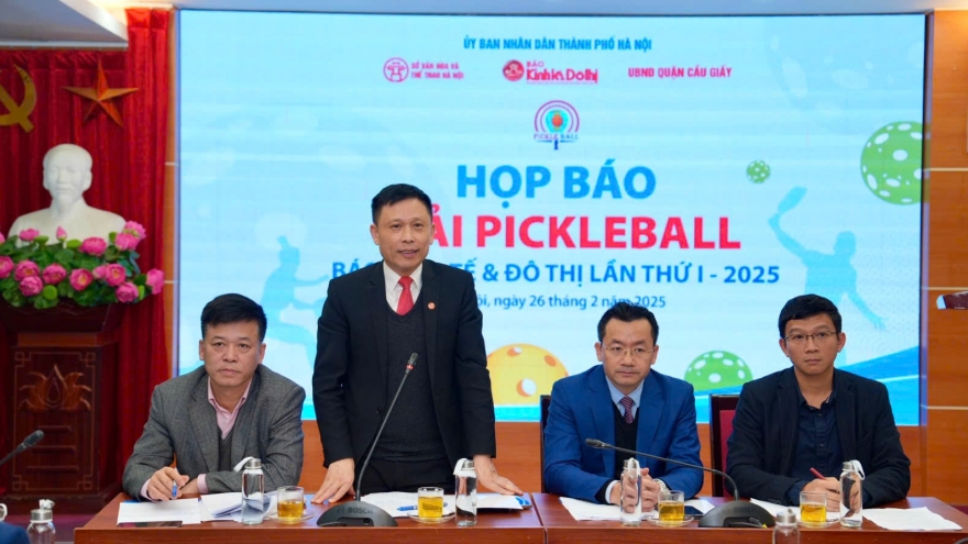 Giải “Pickleball Báo Kinh tế và Đô thị lần thứ I - 2025”: Chuyên nghiệp hóa phong trào