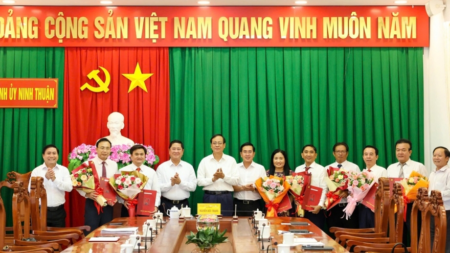 Ninh Thuận điều động, bổ nhiệm nhiều cán bộ chủ chốt