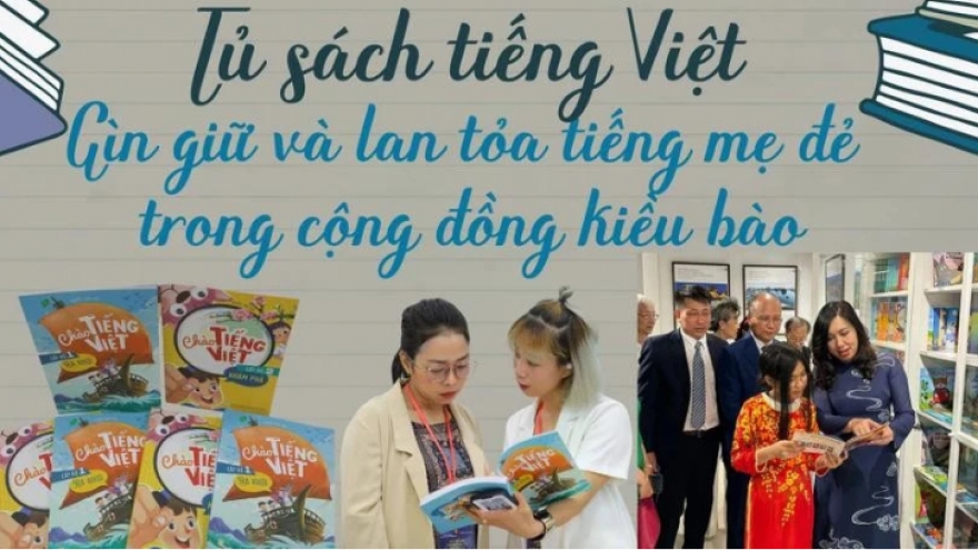 Bookcase project helps spread Vietnamese language, culture in Belgium