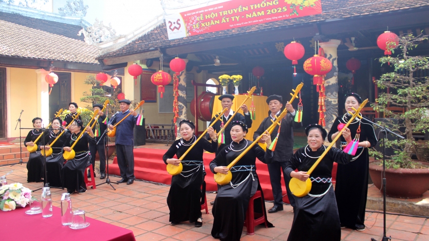 Lễ Tế Xuân Ất Tỵ tại Di tích lịch sử Quốc gia Đình Lạc Giao