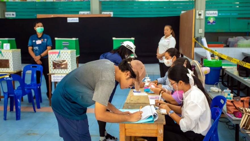 Tiến trình bầu cử cơ quan hành chính địa phương ở Thái Lan diễn ra suôn sẻ