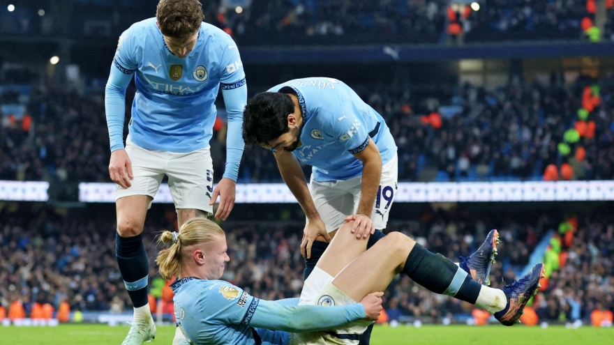 HLV Pep Guardiola thông tin về chấn thương của Erling Haaland