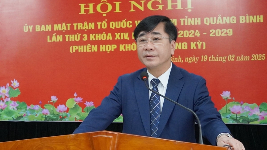 Giám đốc Sở Tài chính làm Chủ tịch MTTQ Việt Nam tỉnh Quảng Bình
