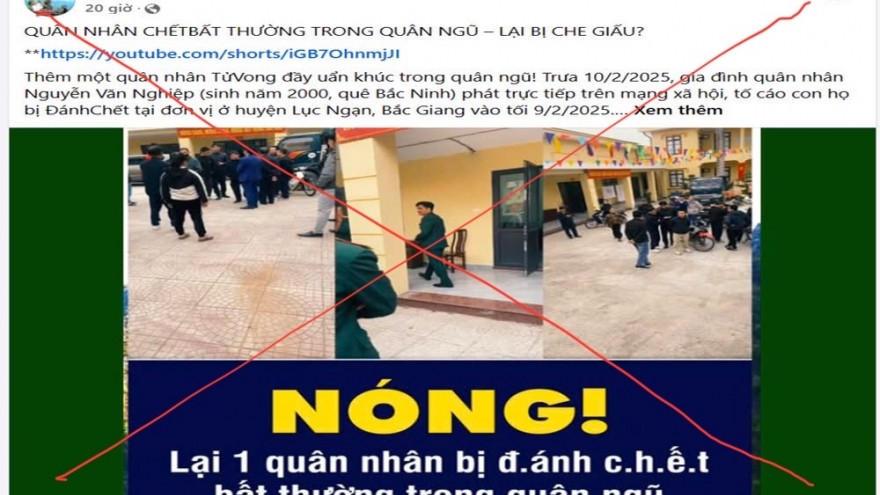 Quân nhân Nguyễn Văn Nghiệp tử vong do sốc nhiễm khuẩn não mô cầu