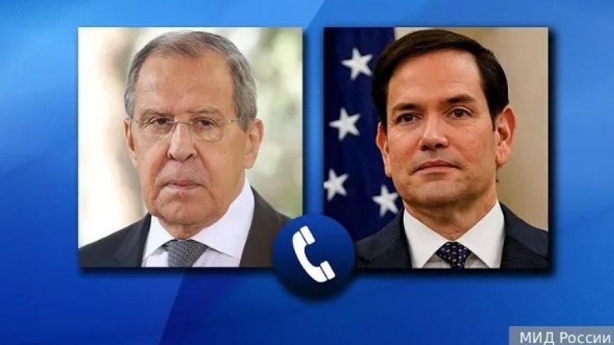 Ngoại trưởng Nga Sergey Lavrov điện đàm với Ngoại trưởng Mỹ Marco Rubio