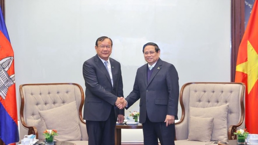 Thủ tướng Phạm Minh Chính tiếp Phó Thủ tướng Campuchia Prak Sokhonn