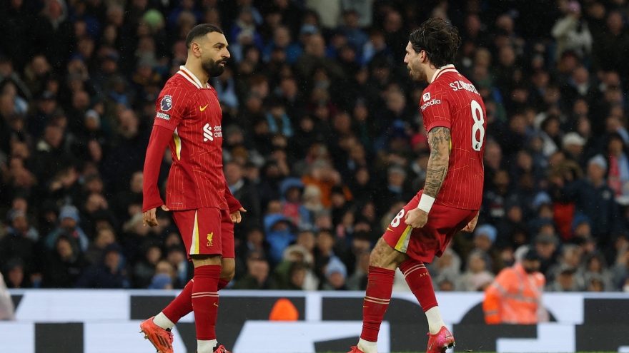 Kết quả Ngoại hạng Anh hôm nay 24/2: Liverpool thắng thuyết phục Man City ở Etihad