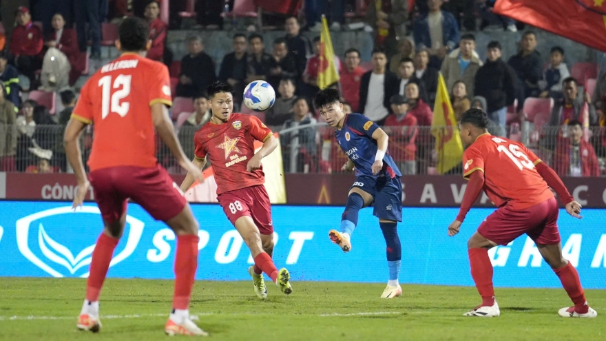 Kết quả vòng 12 V-League 24/25: Hà Tĩnh gây ấn tượng mạnh trước CAHN