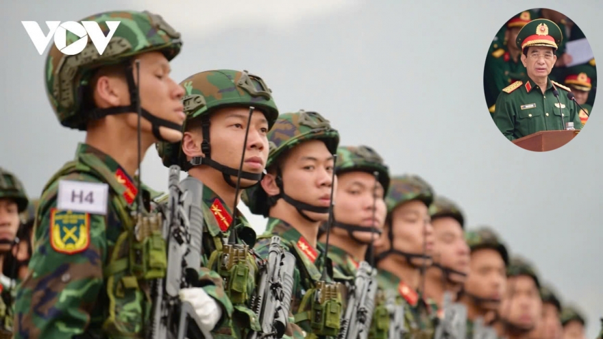 Defence Minister inspects joint training for V-Day military parade