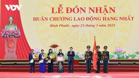 President Luong Cuong attends Binh Phuoc’s 50th Liberation Day anniversary