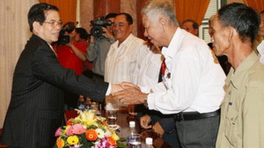 Đảng, Nhà nước và nhân dân không quên ơn các cựu tù chính trị