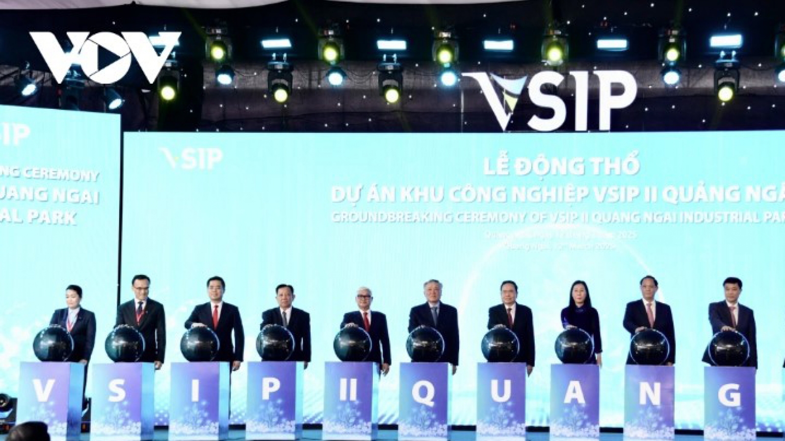 NA leader attends groundbreaking ceremony for VSIP II Quang Ngai industrial park