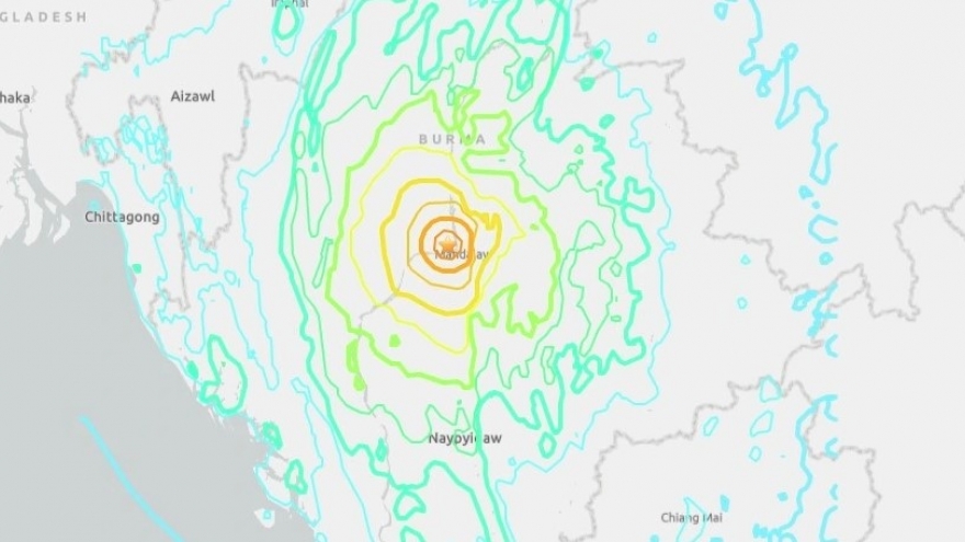 7.7-magnitude earthquake hits Myanmar, tremors felt in Vietnam