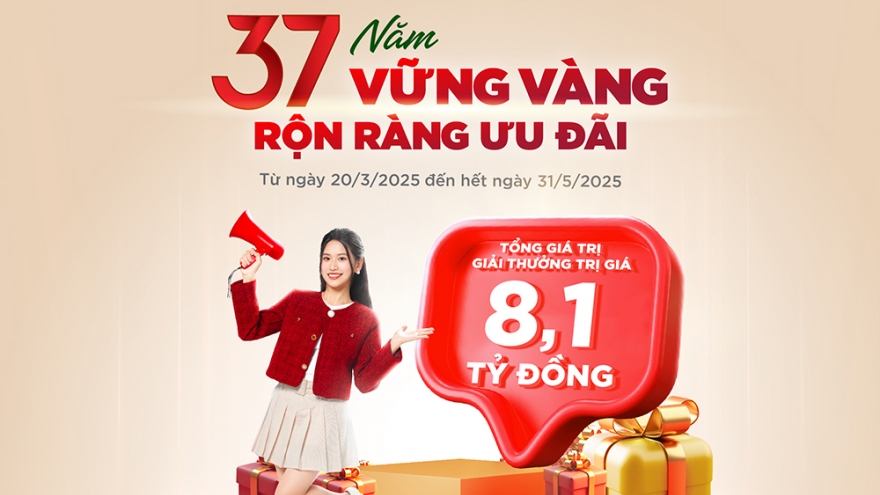 Agribank tri ân khách hàng với hơn 13.700 phần quà hấp dẫn nhân dịp sinh nhật 37 năm