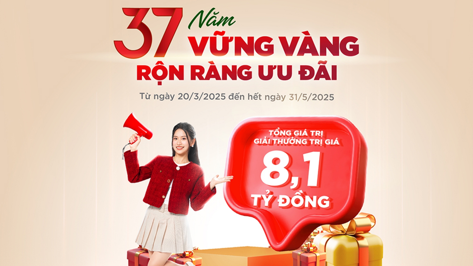 Agribank tri ân khách hàng với hơn 13.700 phần quà hấp dẫn nhân dịp sinh nhật 37 năm
