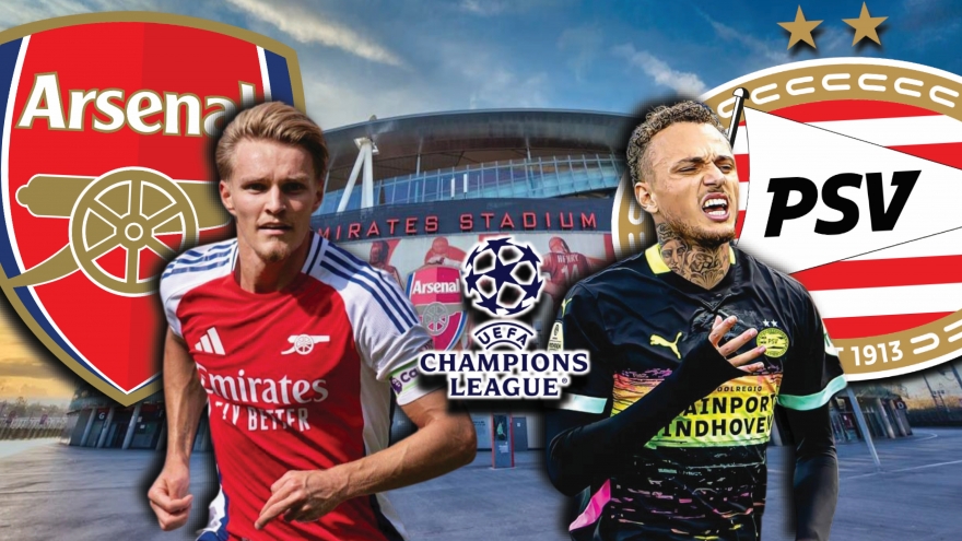 Dự đoán kết quả và đội hình ra sân trận Arsenal vs PSV