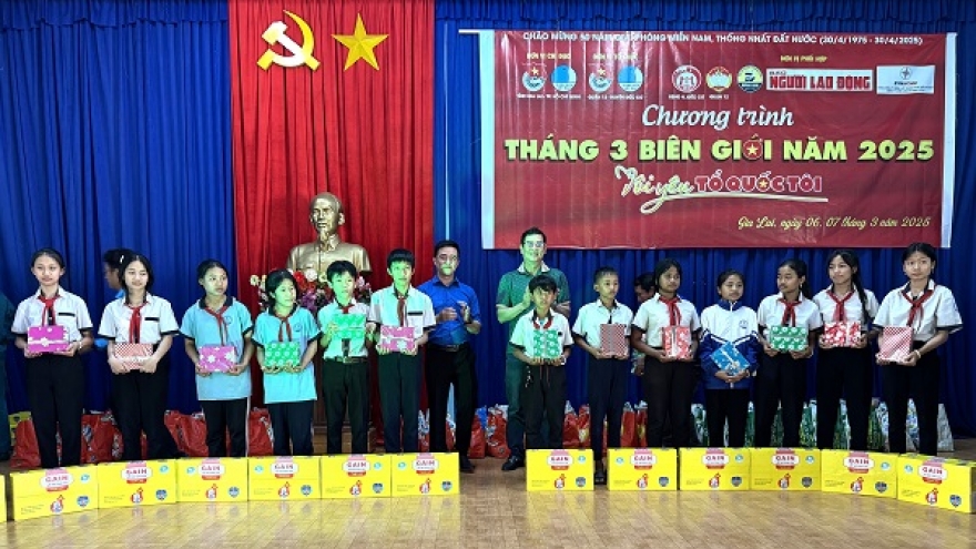 Chương trình tháng 3 biên giới tại Gia Lai với nhều phần việc ý nghĩa