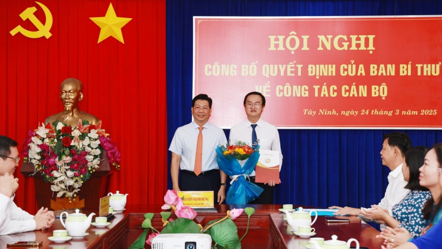 Bí thư Bến Cầu làm Chủ nhiệm Uỷ ban Kiểm tra Tỉnh uỷ Tây Ninh
