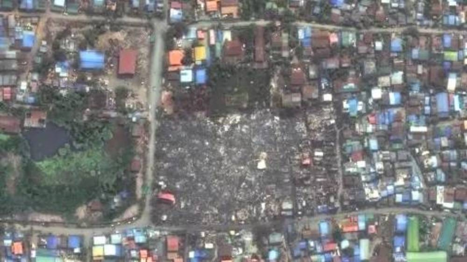 Ảnh vệ tinh trước và sau trận động đất kinh hoàng ở Myanmar