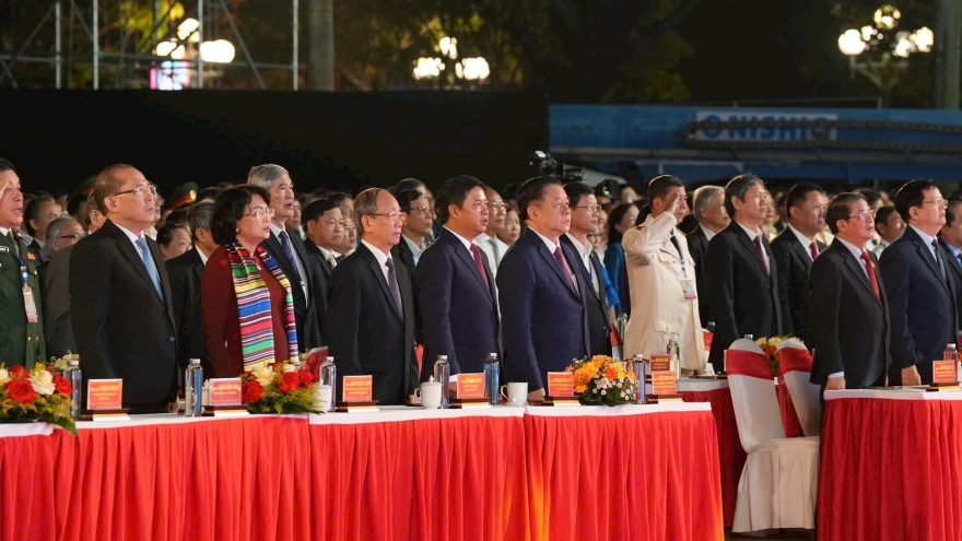 Ông Nguyễn Trọng Nghĩa dự Lễ Kỷ niệm 50 năm Ngày giải phóng tỉnh Quảng Nam