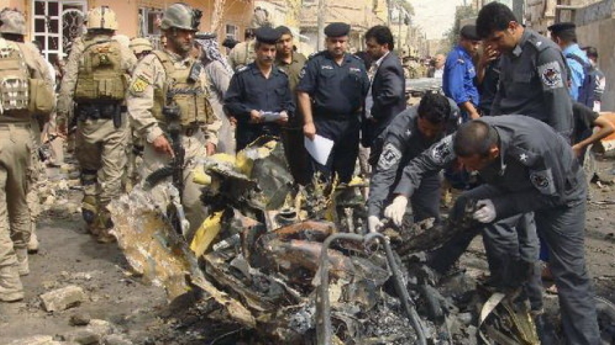 Al Qaeda nhận gây ra hàng loạt vụ đánh bom ở Iraq