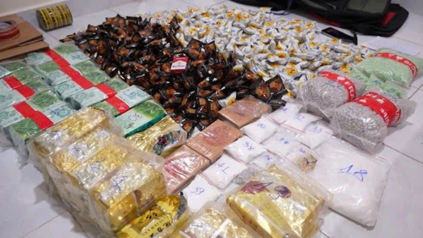 Ho Chi Minh City police bust major cross-border drug ring from Cambodia