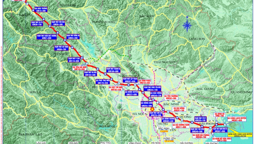 Tuyến đường sắt Lào Cai – Hà Nội – Hải Phòng: Tạo xung lực phát triển mới