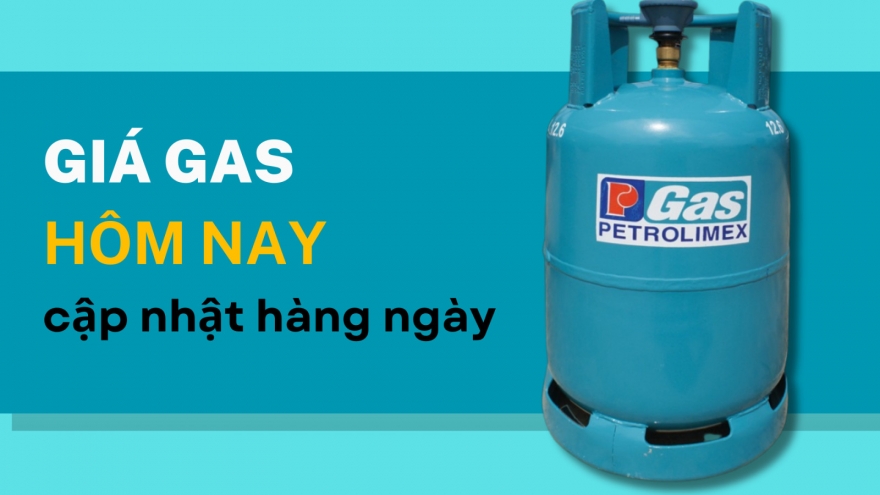 Gas tăng 25.000 đồng/bình 12 kg