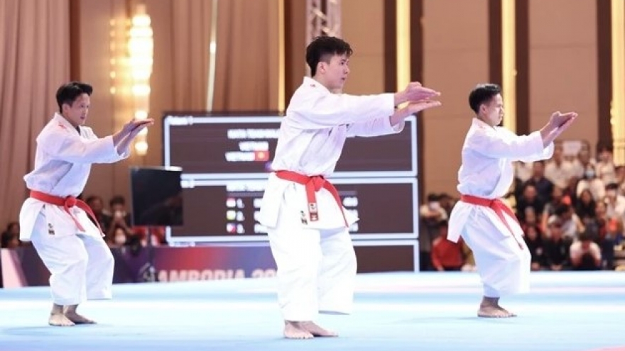 Vietnamese karate artists prepare for SEA Games