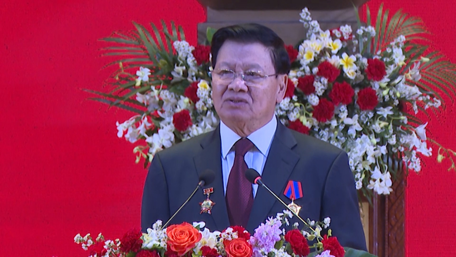Mít tinh kỷ niệm 70 năm thành lập Đảng Nhân dân Cách mạng Lào