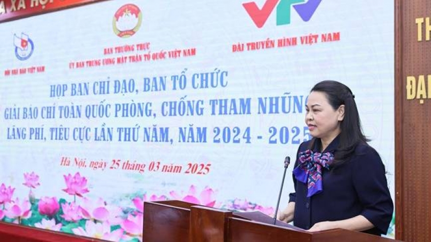 Họp Ban Chỉ đạo Giải báo chí về phòng chống tham nhũng, lãng phí, tiêu cực