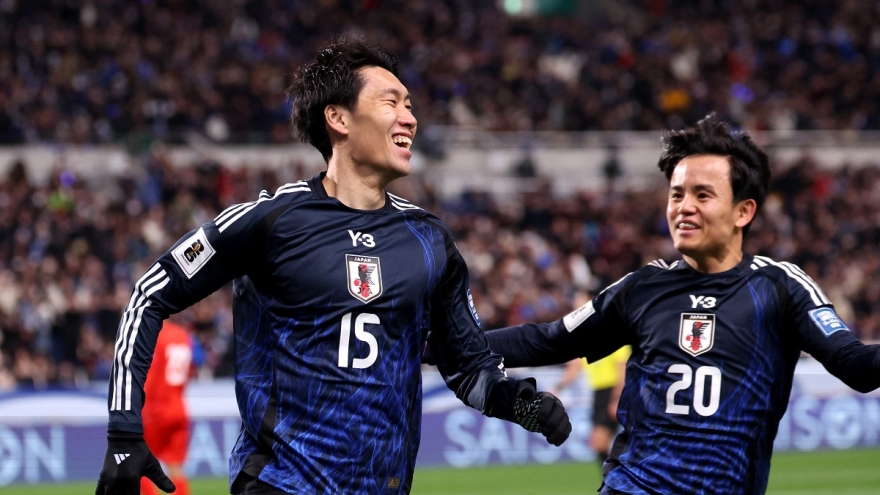 ĐT Nhật Bản giành vé đầu tiên đến VCK World Cup 2026