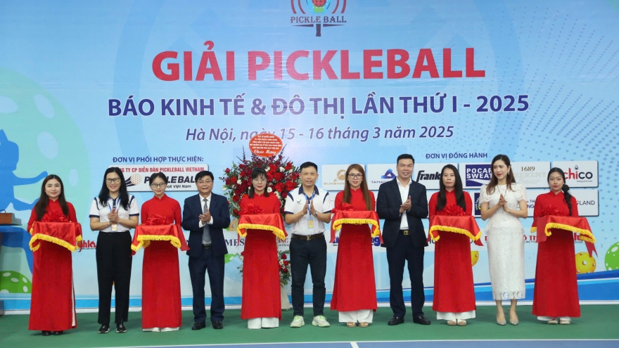 Khai mạc giải pickleball báo Kinh tế & Đô thị lần thứ 1 – 2025