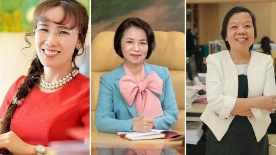 Khối tài sản của 10 'bóng hồng' giàu nhất sàn chứng khoán Việt