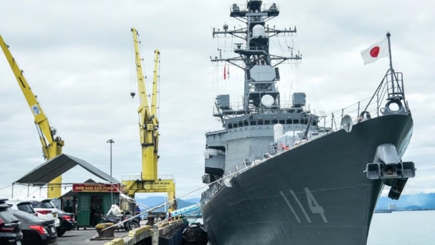 Japanese training ship visits Da Nang