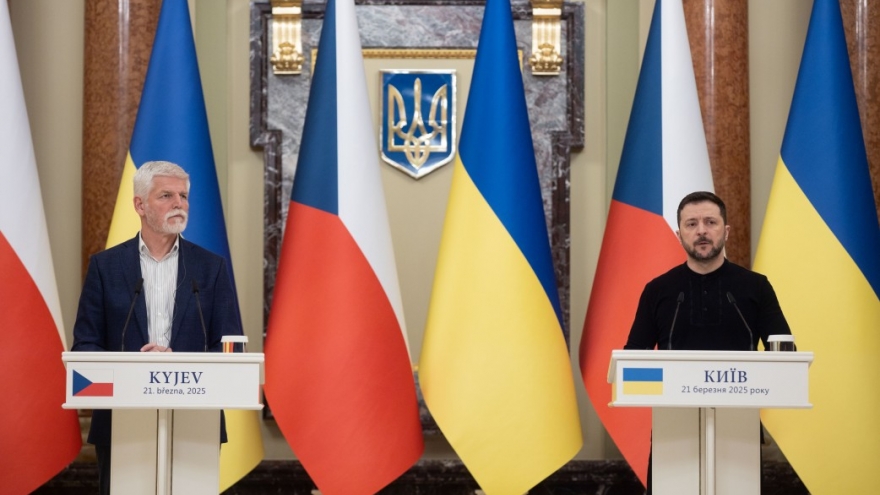 Séc và Ukraine ra tuyên bố chung về quan hệ đối tác chiến lược