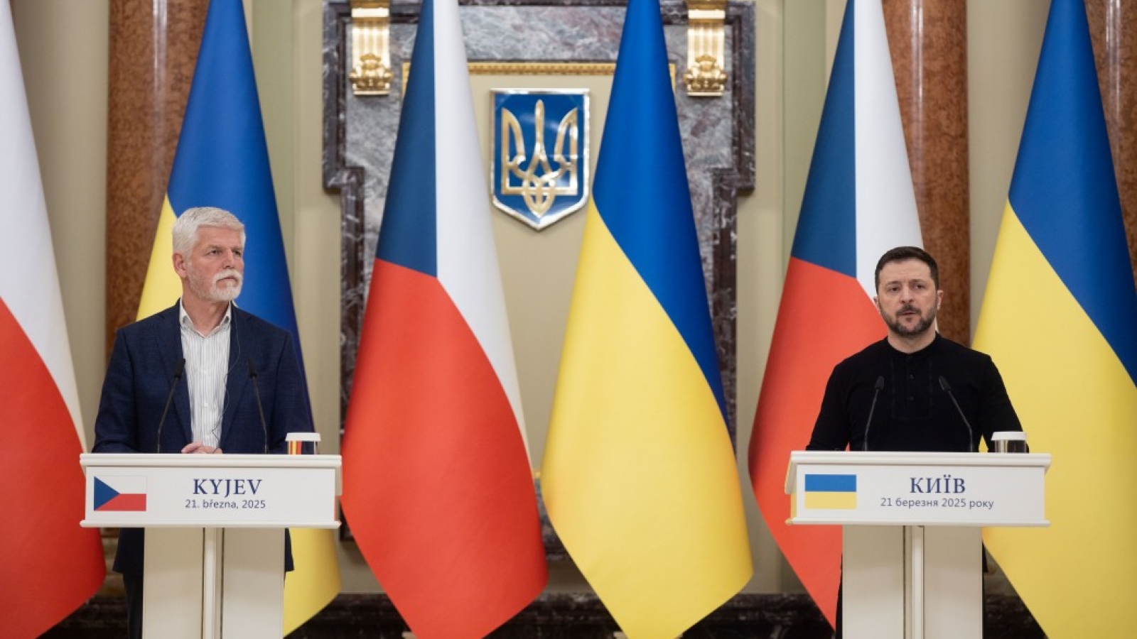 Séc và Ukraine ra tuyên bố chung về quan hệ đối tác chiến lược