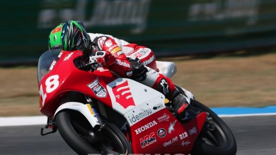 Vietnamese racer gets off to good start at Asian Talent Cup