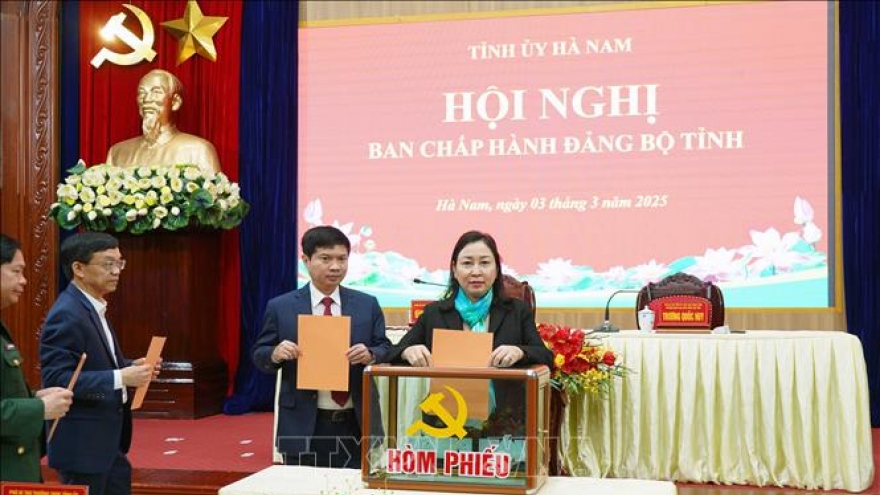 Ông Trương Quốc Huy được bầu giữ chức Bí thư Tỉnh ủy Hà Nam