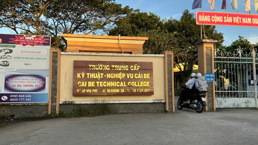 Trường Trung cấp Kỹ thuật- Nghiệp vụ Cái Bè chi sai trên 1,7 tỷ đồng