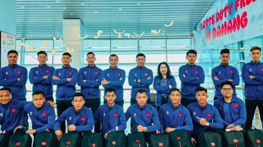 Vietnamese players gear up for 2025 AFC Beach Soccer Asian Cup